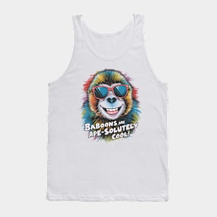 Baboon Bonanza Tee: Ape-solutely Cool Statement We Tank Top